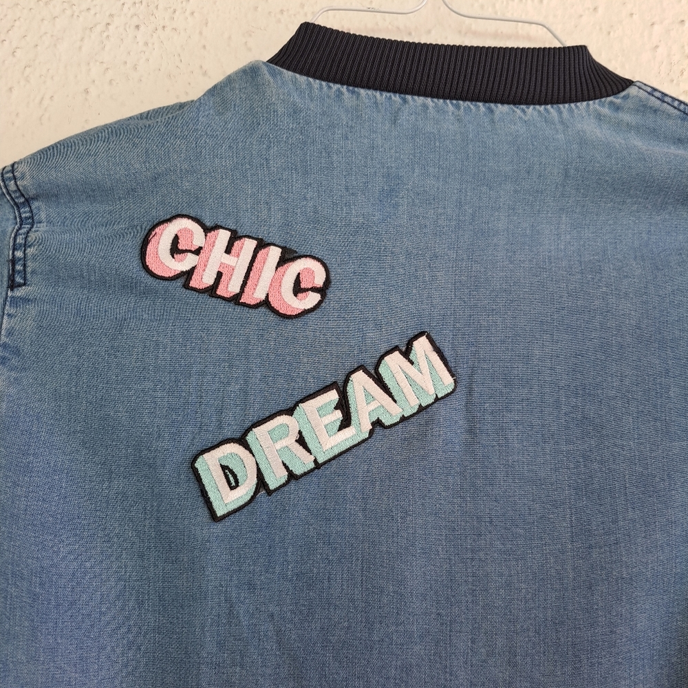🆕️NWT ZARA BASIC Z1975 DENIM Jacket - Picture 4 of 7